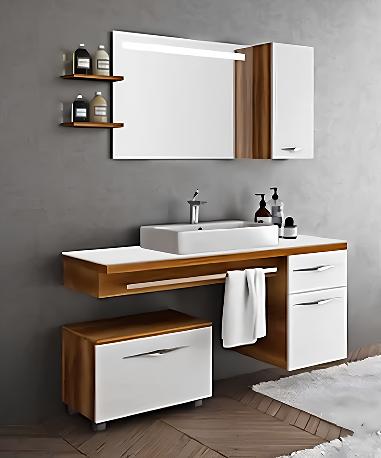 Évadez-vous vers l'élégance : Élevez votre maison avec nos meubles de salle de bains exclusifs 2 Bathroom Furniture