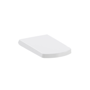 "Modern white ceramic toilet with a dual-flush system for water efficiency and an elongated seat for added comfort."