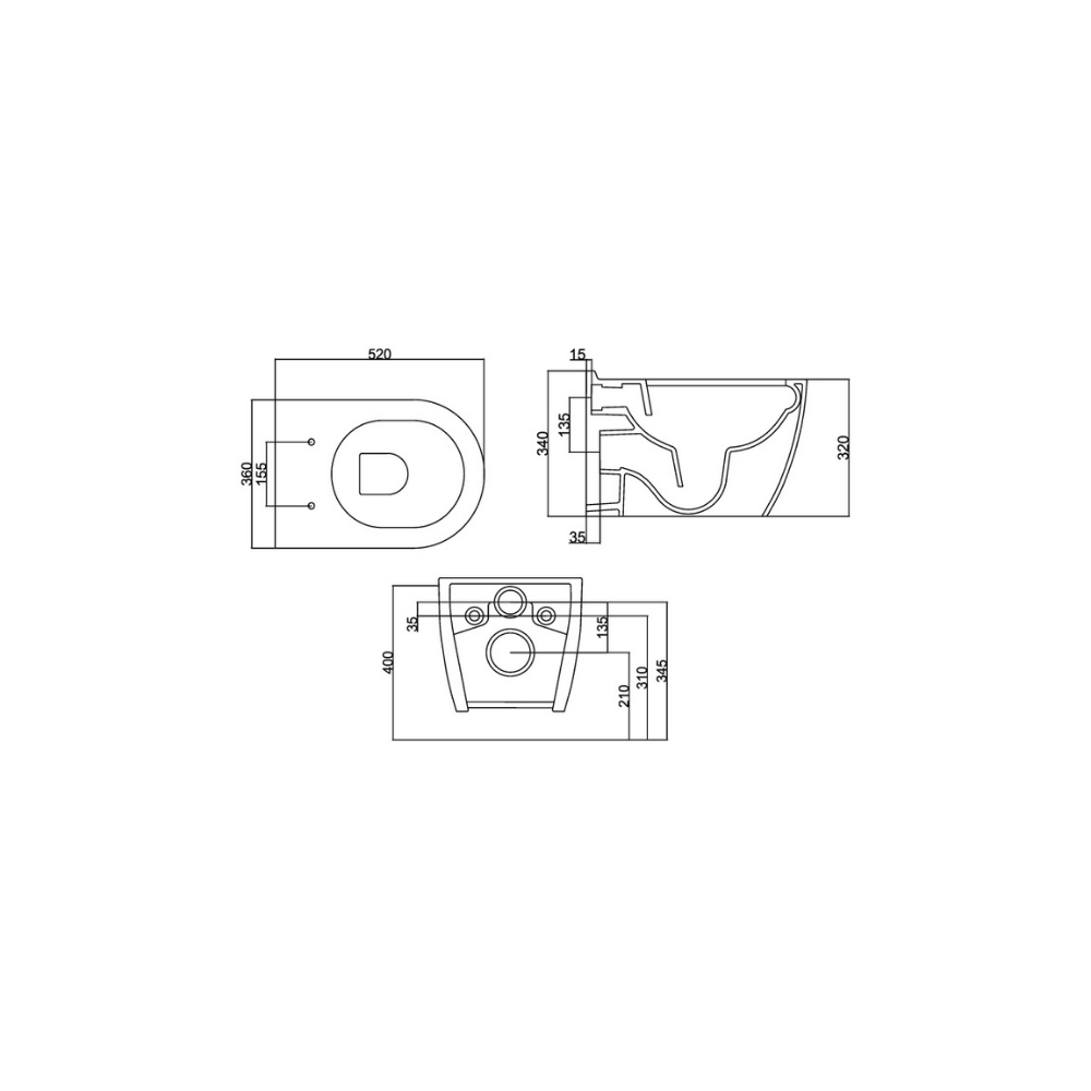 "Modern white ceramic toilet with a dual-flush system for water efficiency and an elongated seat for added comfort."