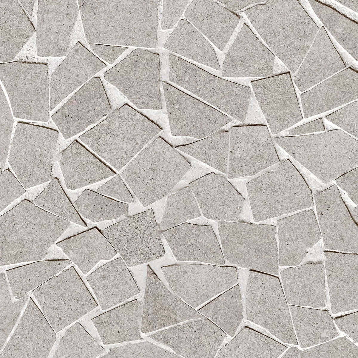 Assorted collection of ceramic tiles in various designs and texturesv