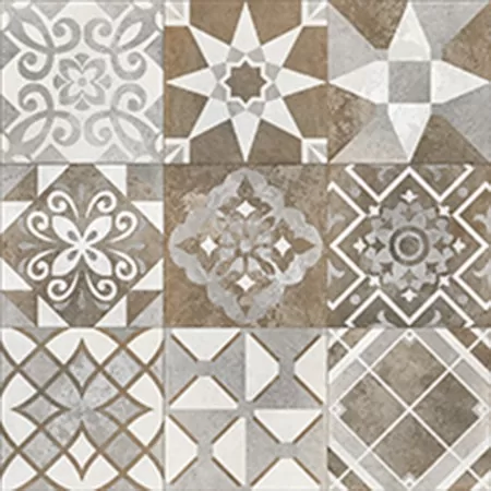 Power International Export 22 Assorted patterned gray decorative tiles