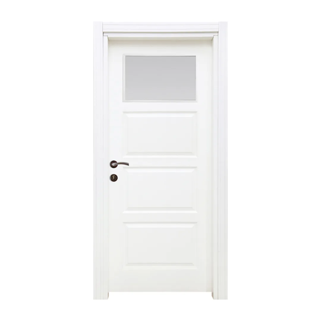 Efes Single Glass Panel Interior Door, blending sleek design with functional elegance, perfect for modern interiors.