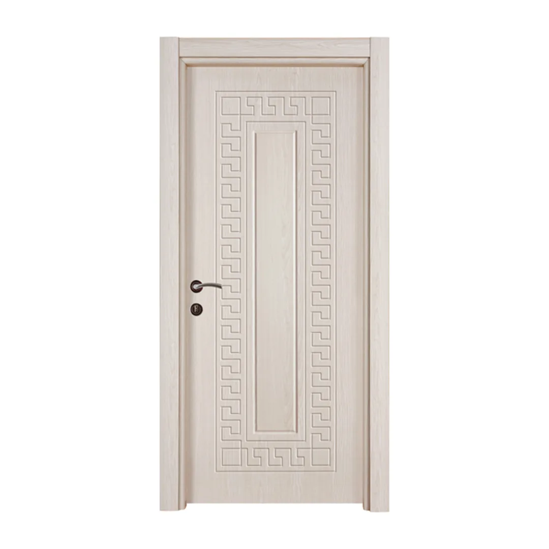 The Osmanlı interior door features an intricate geometric pattern inspired by classic Ottoman designs, set against a light wood finish.