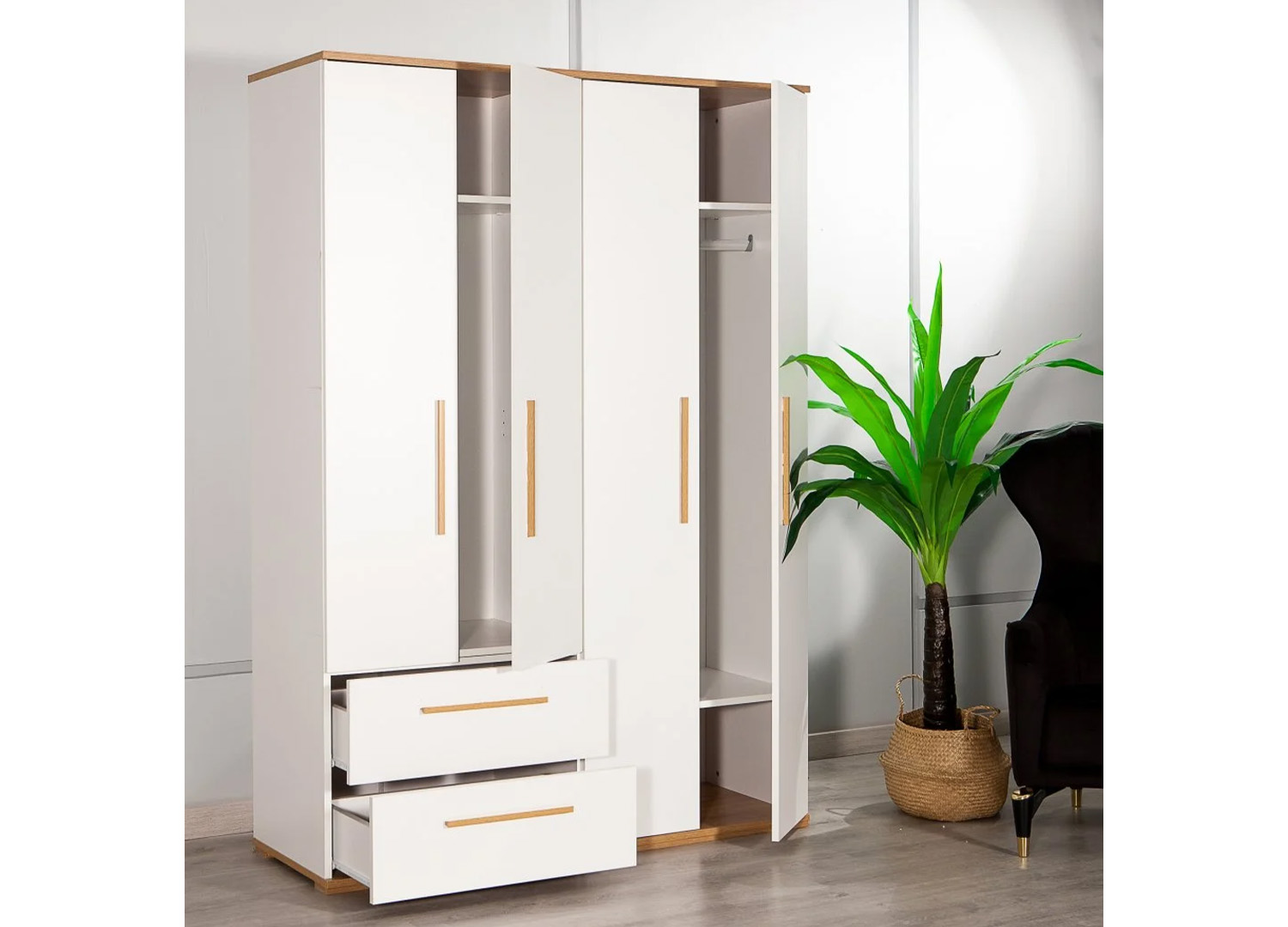 Eva 402 - 4 Door Wardrobe
