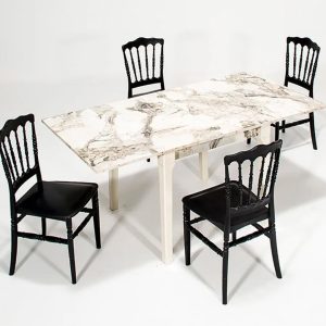 Asos Miray Kitchen Table Set -Black