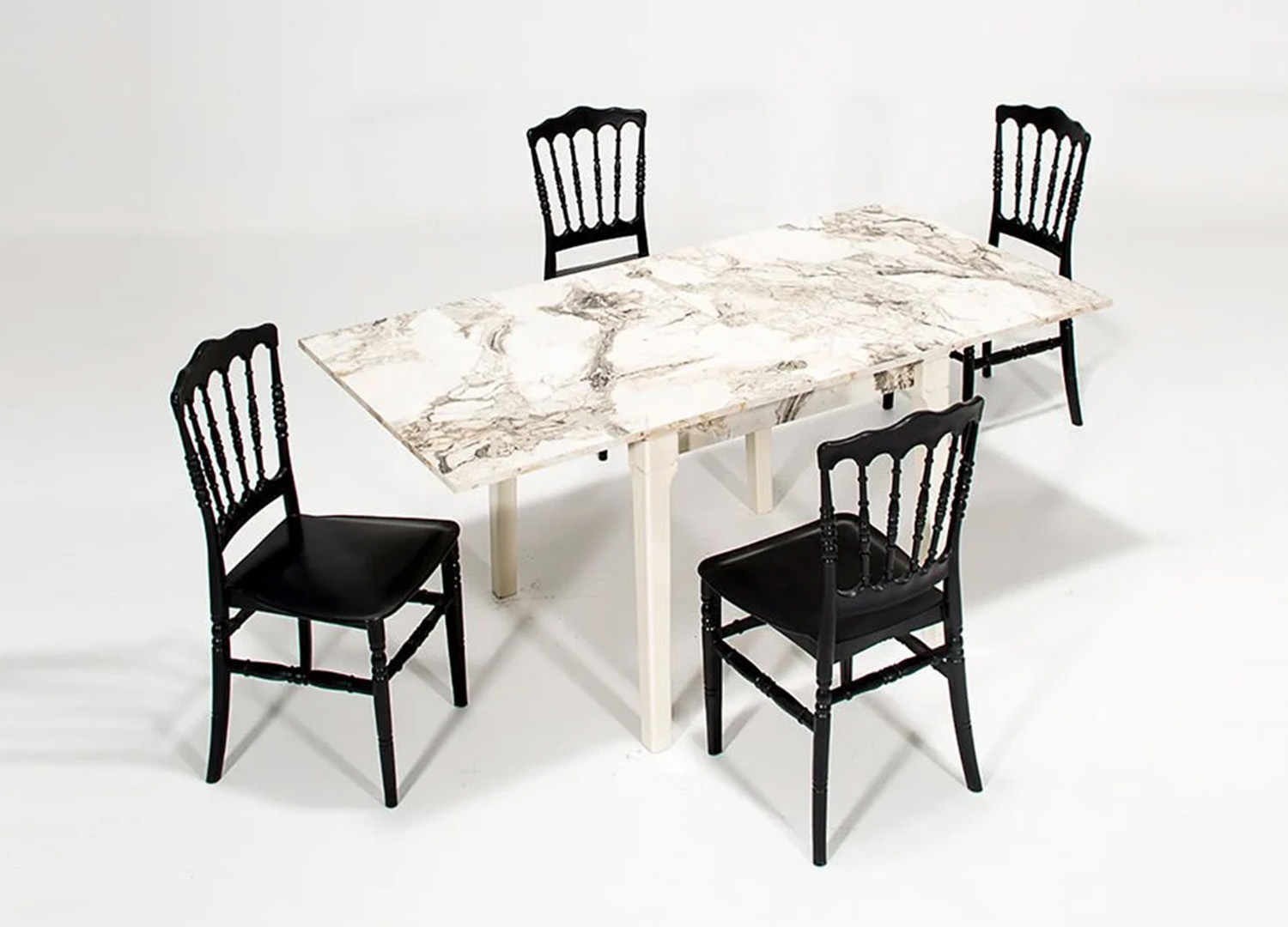 Asos Miray Kitchen Table Set -Black