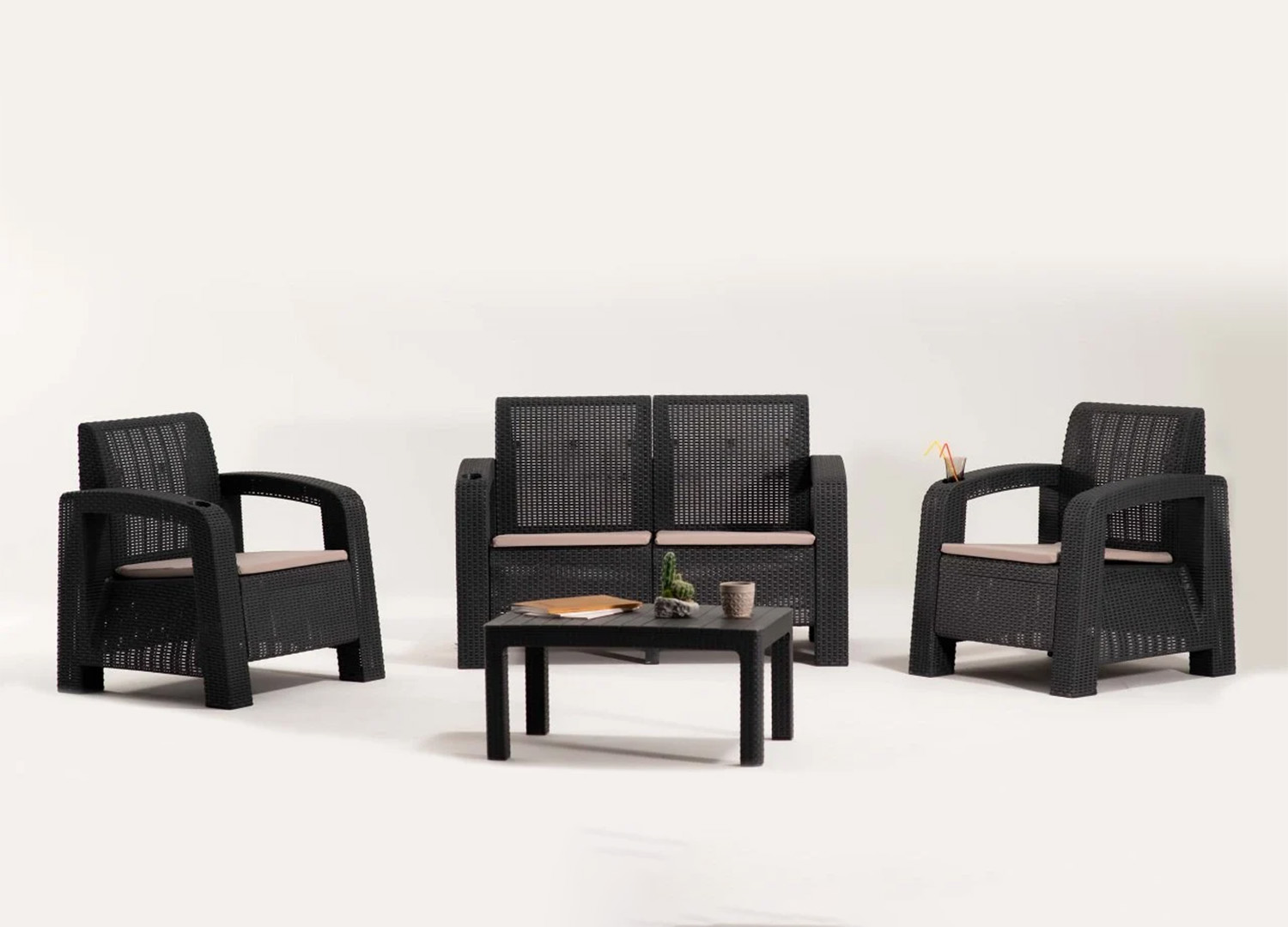 Olimpos 2+1+1 S Seating Group (with cushions)