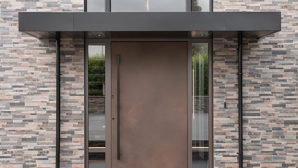 Aluminium doors