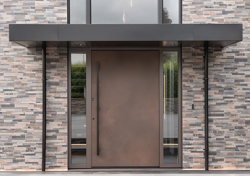 Aluminium doors