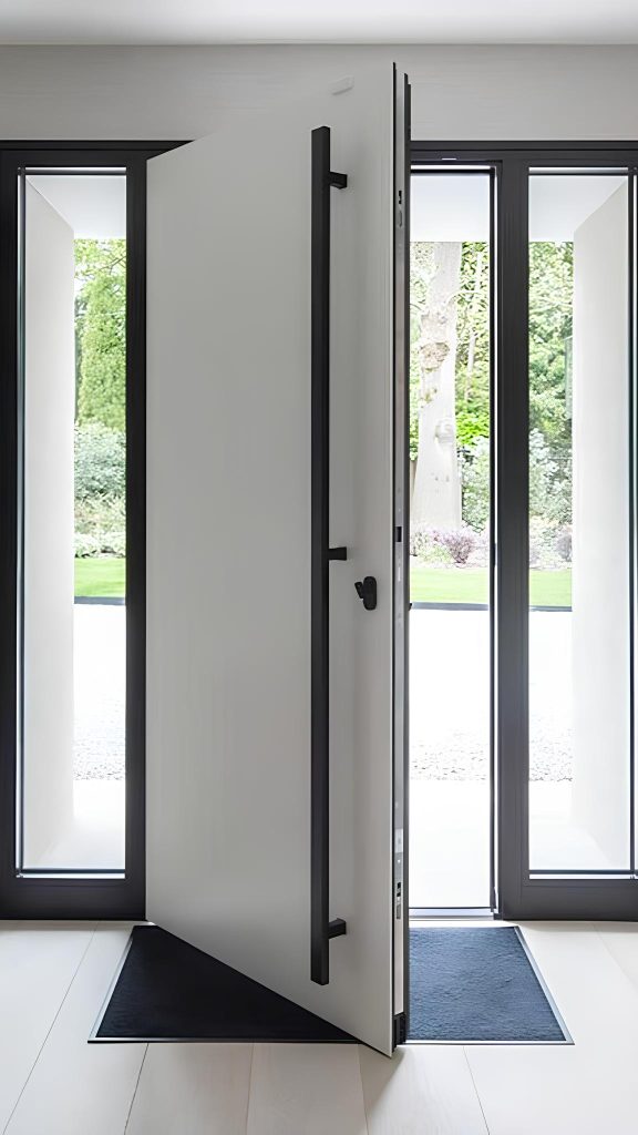 Pourquoi de plus en plus de propriétaires et d'entreprises choisissent les portes en aluminium 2 Modern aluminium door design