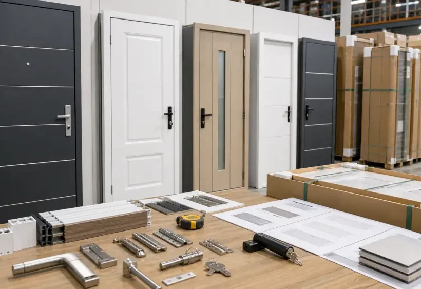 portes en gros acier pvc wpc